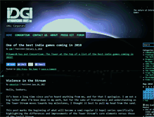 Tablet Screenshot of corporate.interdimensionalgames.com